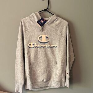 Champion Light Gray Men's Hoodie. NWT